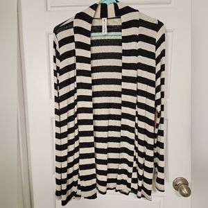 Striped Cardigan Sweater